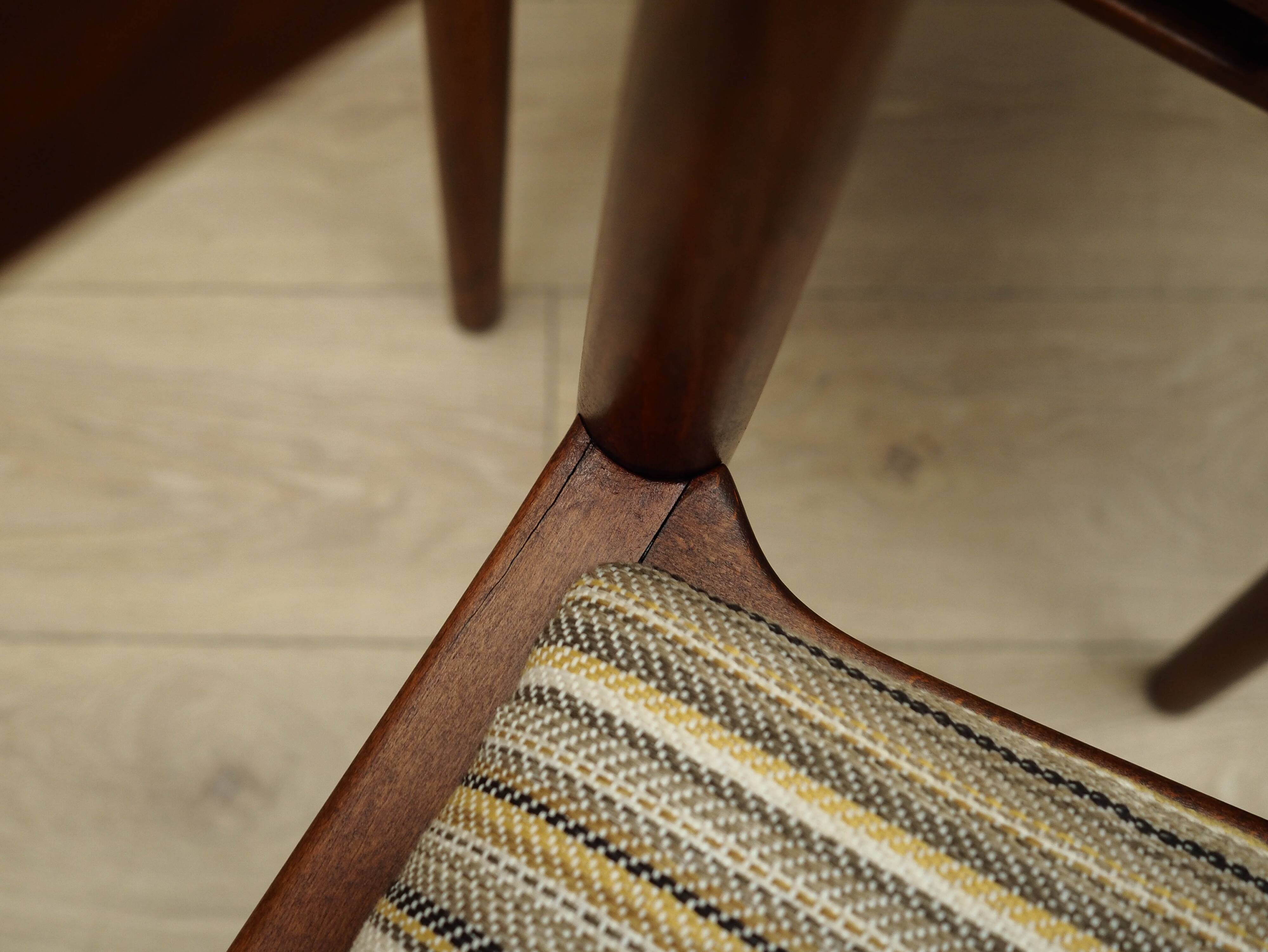 Set of four chairs, Danish design, 1970s, production: Denmark