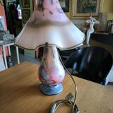 Large mushroom lamp in glass paste by Pascal GUYOT