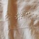 Old monogrammed fabric