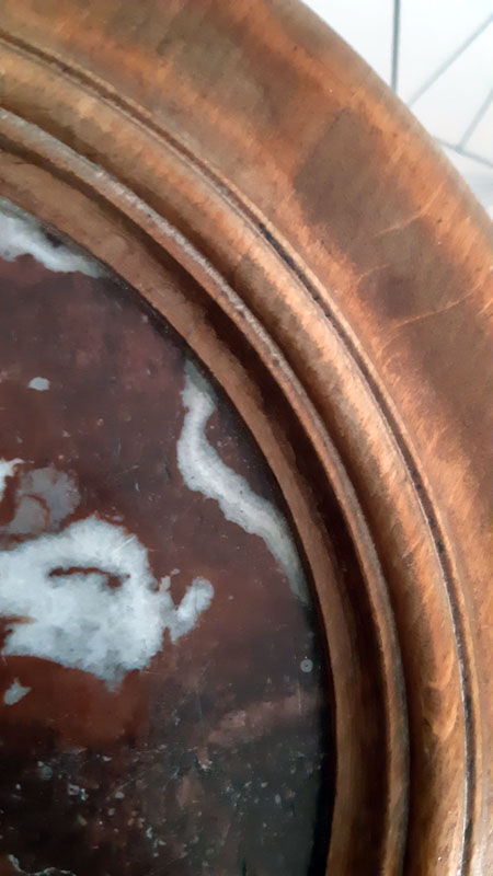 Vintage harness in walnut and marble