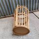 Vintage rattan wicker umbrella stand