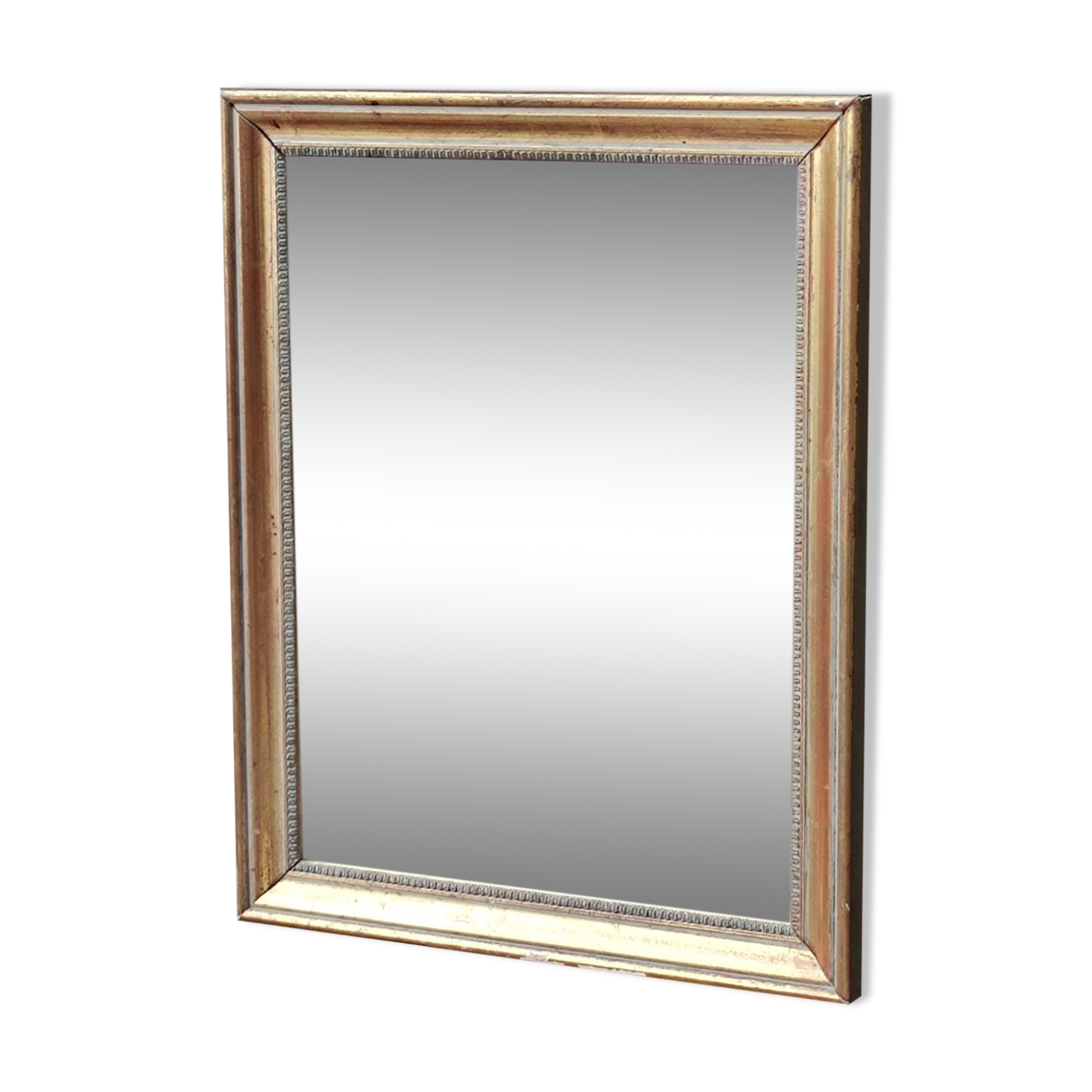 Old little gilded mirror