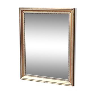 Ancien petit miroir doré