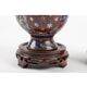 Pair of cloisonné bronze vases, china, xixth century
