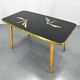 Table basse en verre du milieu du siècle, fabriquée en Allemagne, 1960