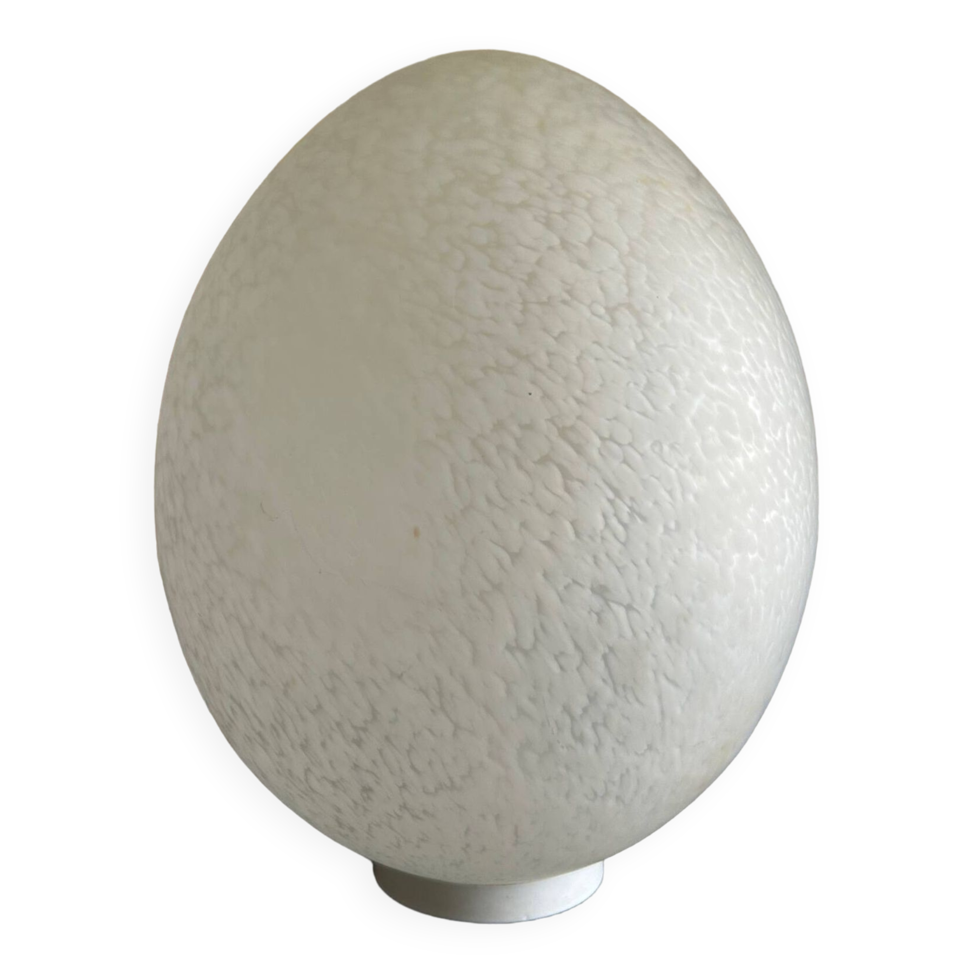 Grande lampe oeuf en verre murano 1970