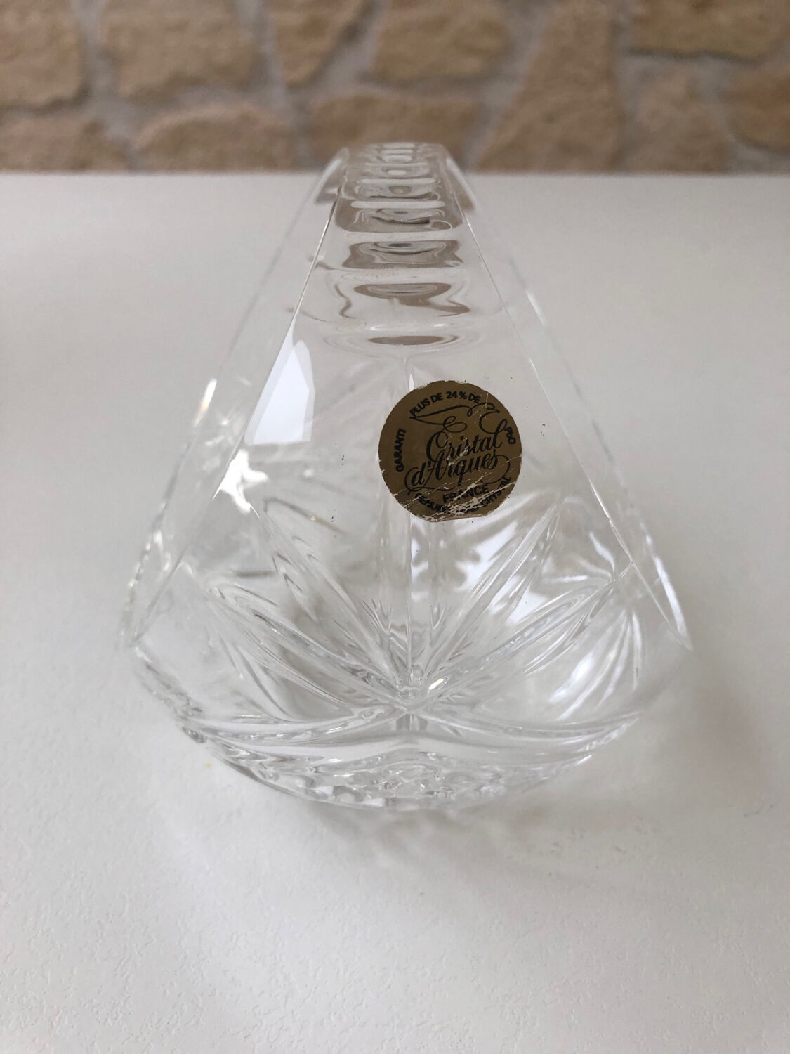 Crystal basket of Arques