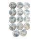 Set of 14 floral pattern dinner plates