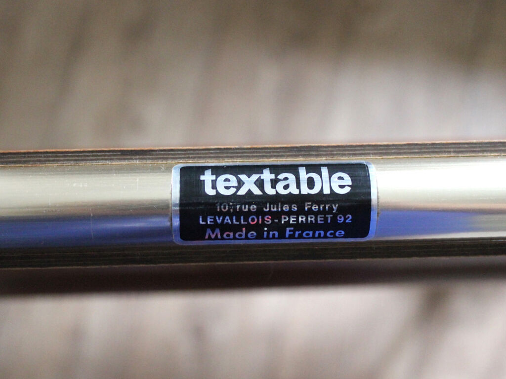 Vintage textable folding table-dessert