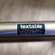 Table-desserte pliante textable vintage