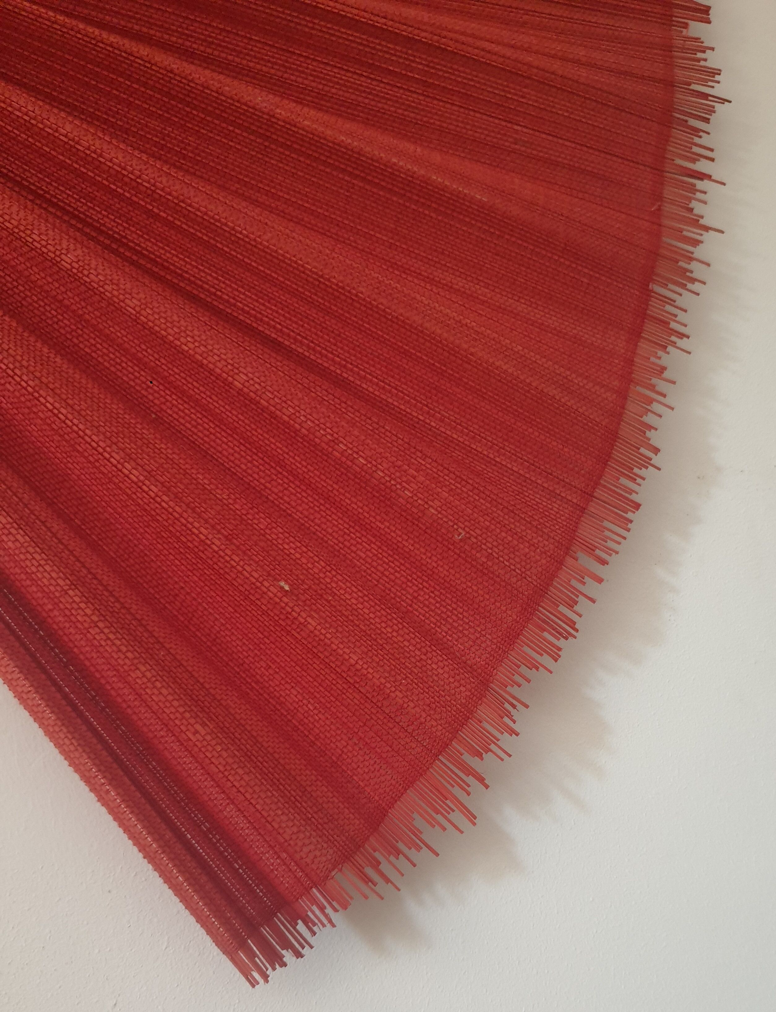 Chinese fan with decorative tassel