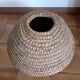 Woven basket. Early 20th century. Handcrafted work.