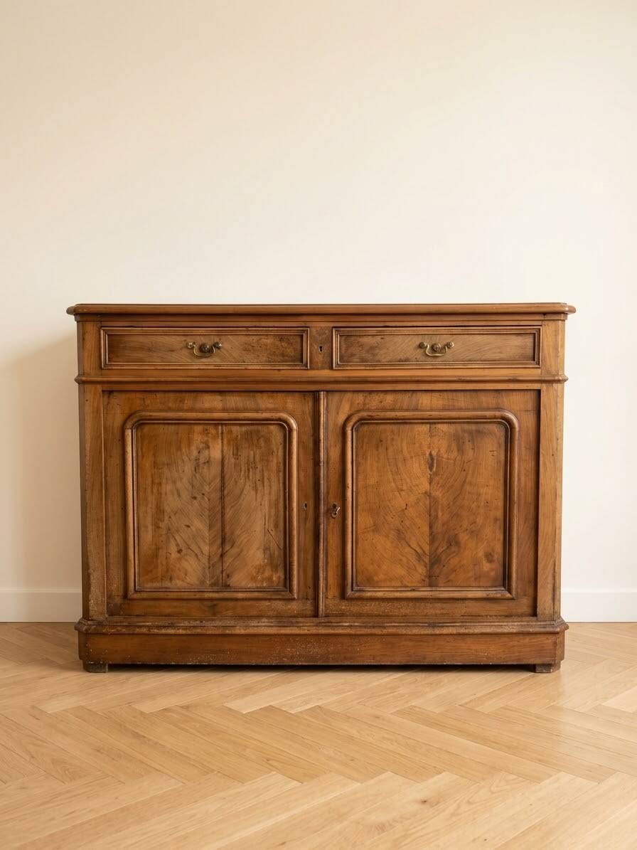 Louis XV style oak buffet