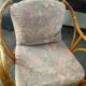 Vintage rattan armchair 70s