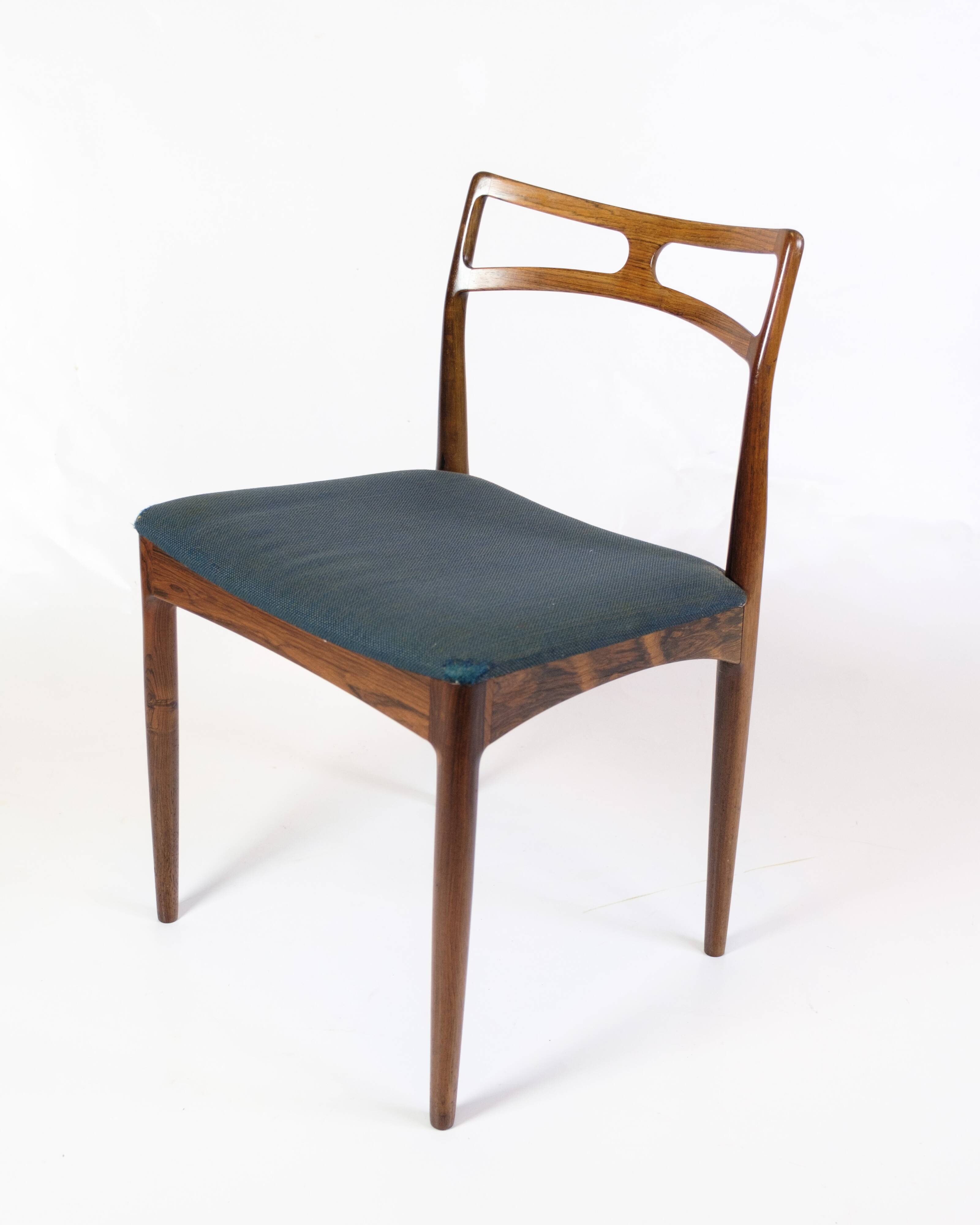 Set Of Six Dining Chairs Model 94 Made In Rosewood By Johannes Andersen