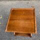Vintage side table / Magazine rack end table