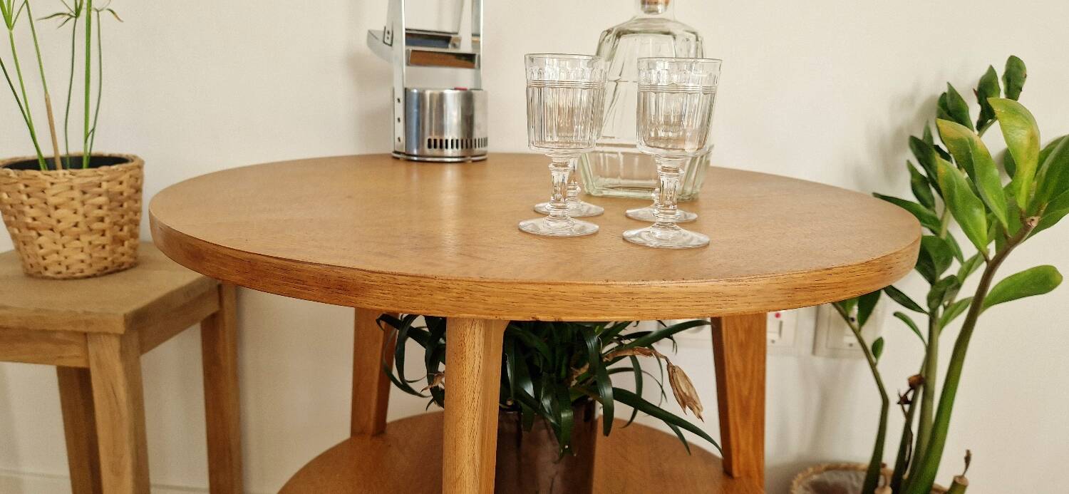 Scandinavian style side table from the 50s