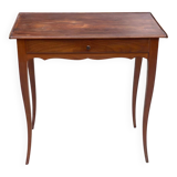 All-purpose cabaret table made of solid wood with drawer