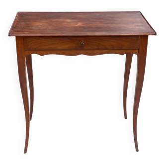 Table cabaret à toutes fins en bois massif avec tiroir