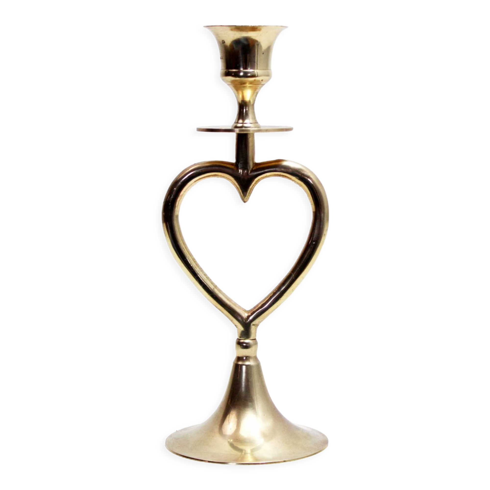 Vintage brass candle holder