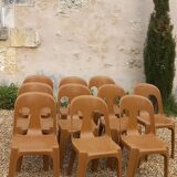 Set of 10 Massonet chairs