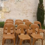Set of 10 Massonet chairs