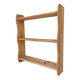 Etagere 3 plateaux bois brut vintage