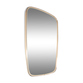 Vintage free form mirror, 29x56cm, 50's/60's