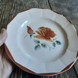 Set of 6 old dessert plates Digoin sarreguemines