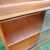 Oscar - shelves and showcase - vintage library