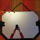 Miroir art nouveau fer forgé
