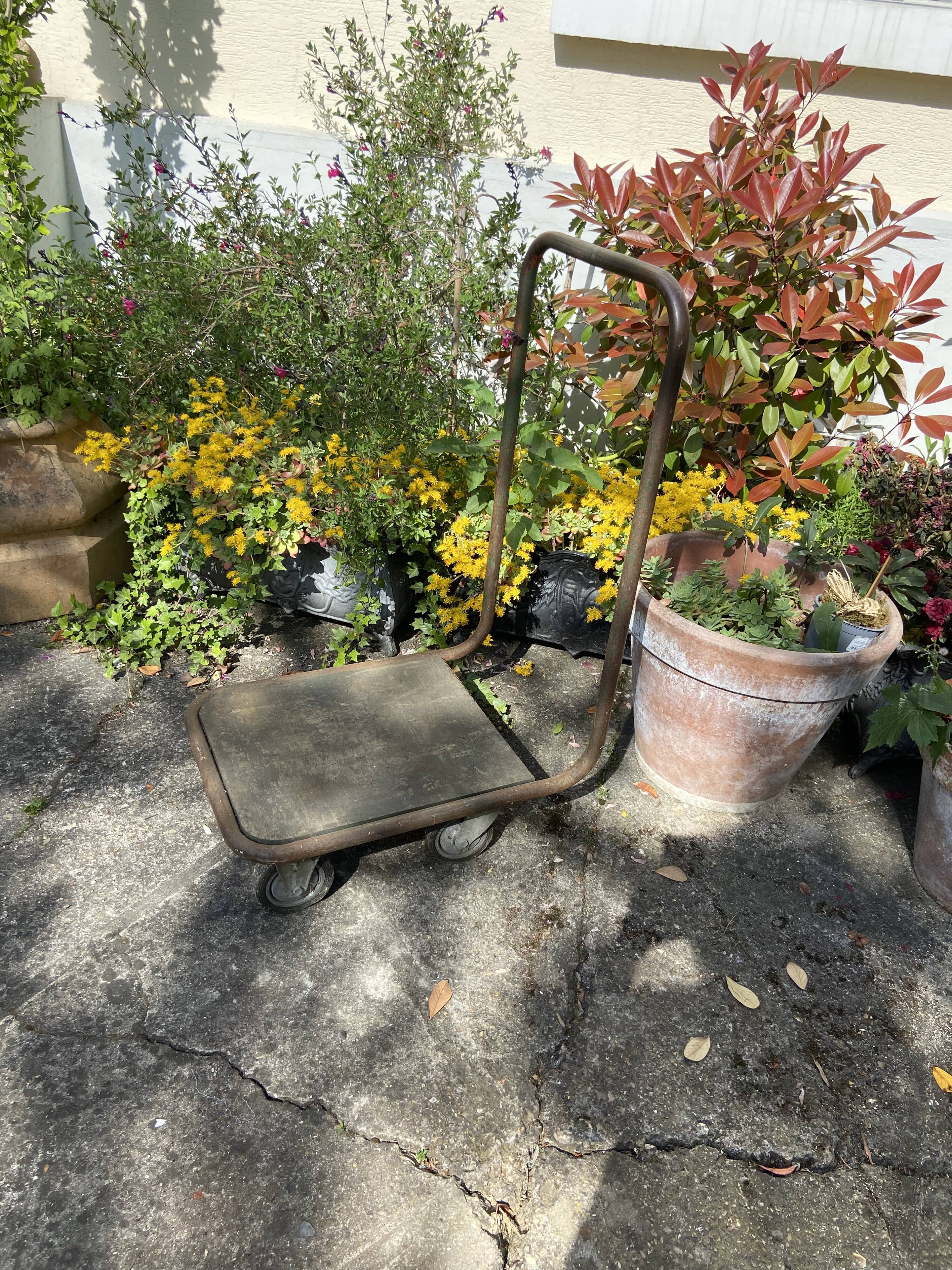 Vintage industrial trolley 1950