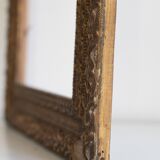 Old frame with gilded moldings