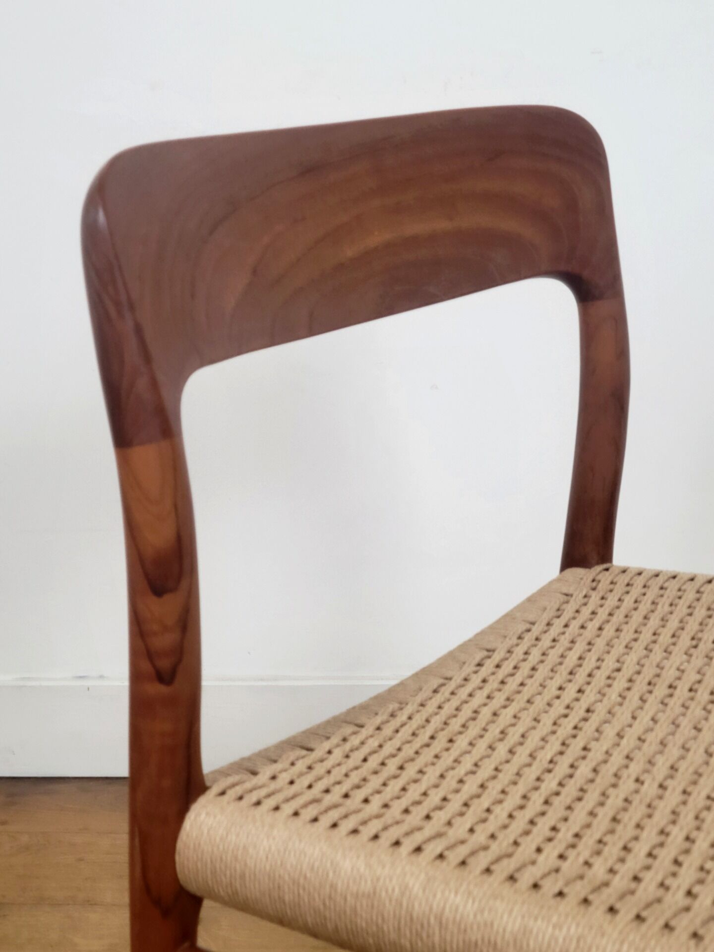 Set of 5 Niels O. Møller Model 75 dining chairs for J.L. Møllers Møbelfabrik