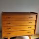 Vintage commode with tapered legs