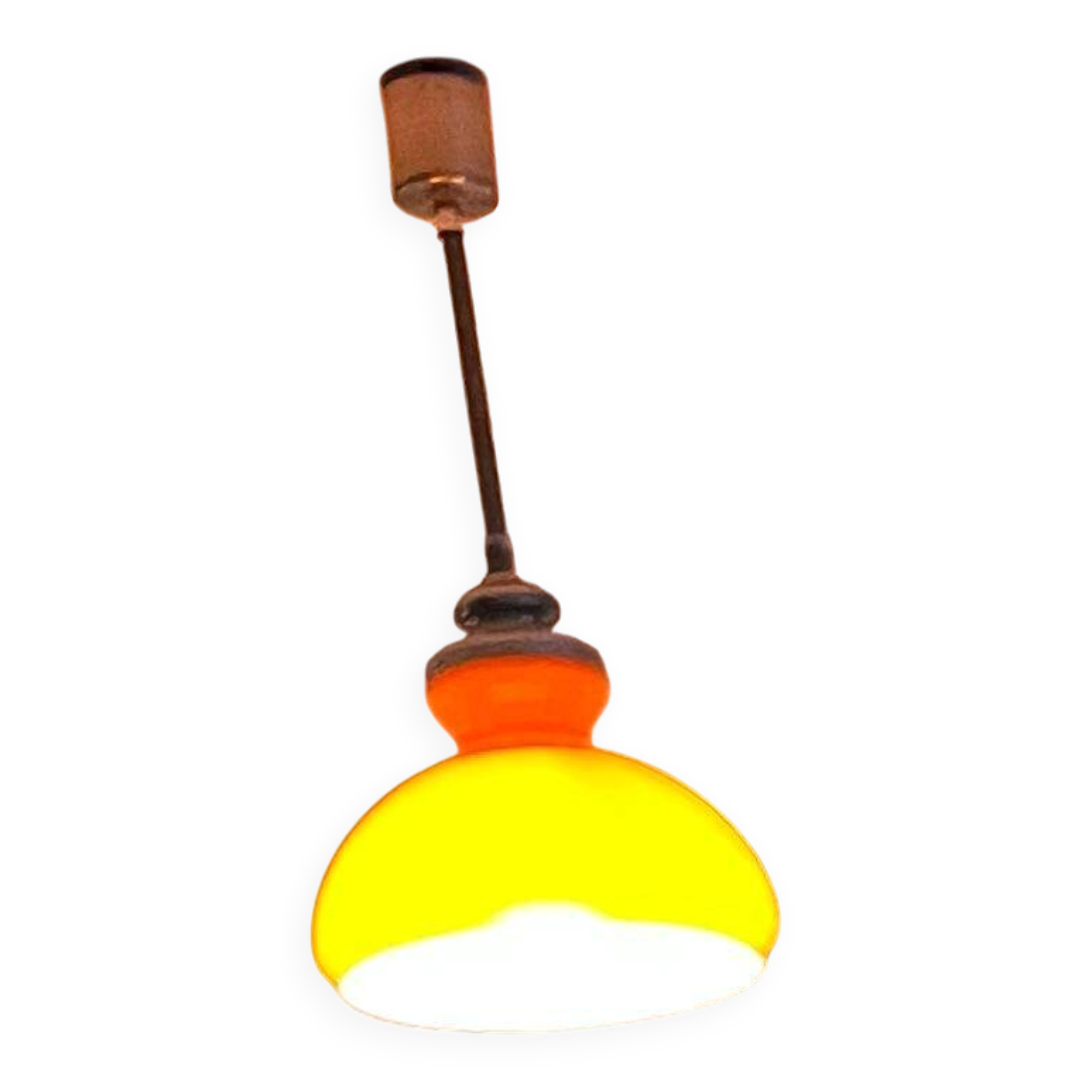 "Saliscendi" Space Age ceiling lamp in crystal - Fratelli Giannelli