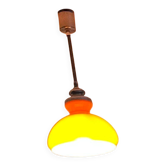 "Saliscendi" Space Age ceiling lamp in crystal - Fratelli Giannelli