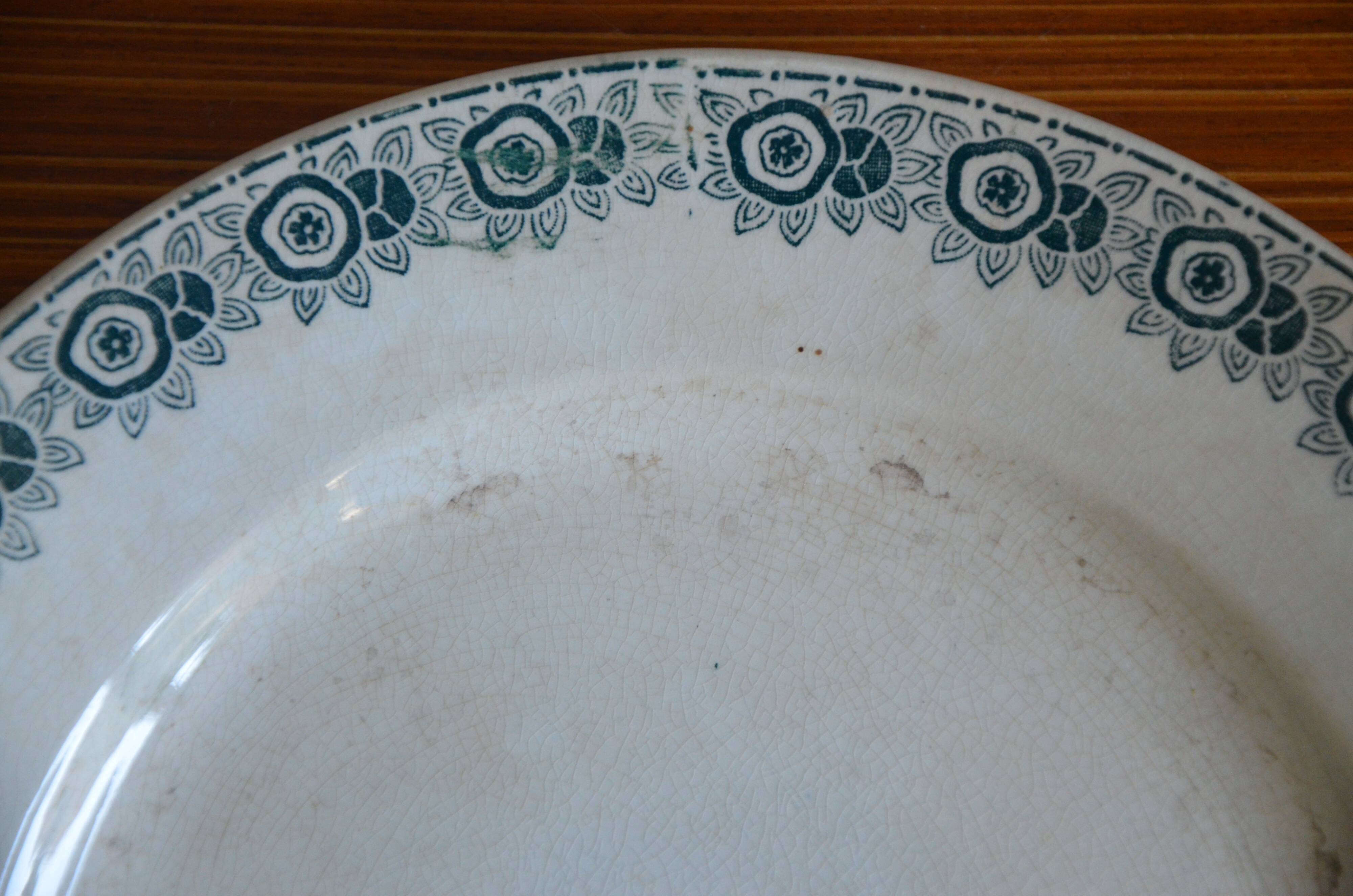 Lot de 6 assiettes Saint Amand collection Ibéria