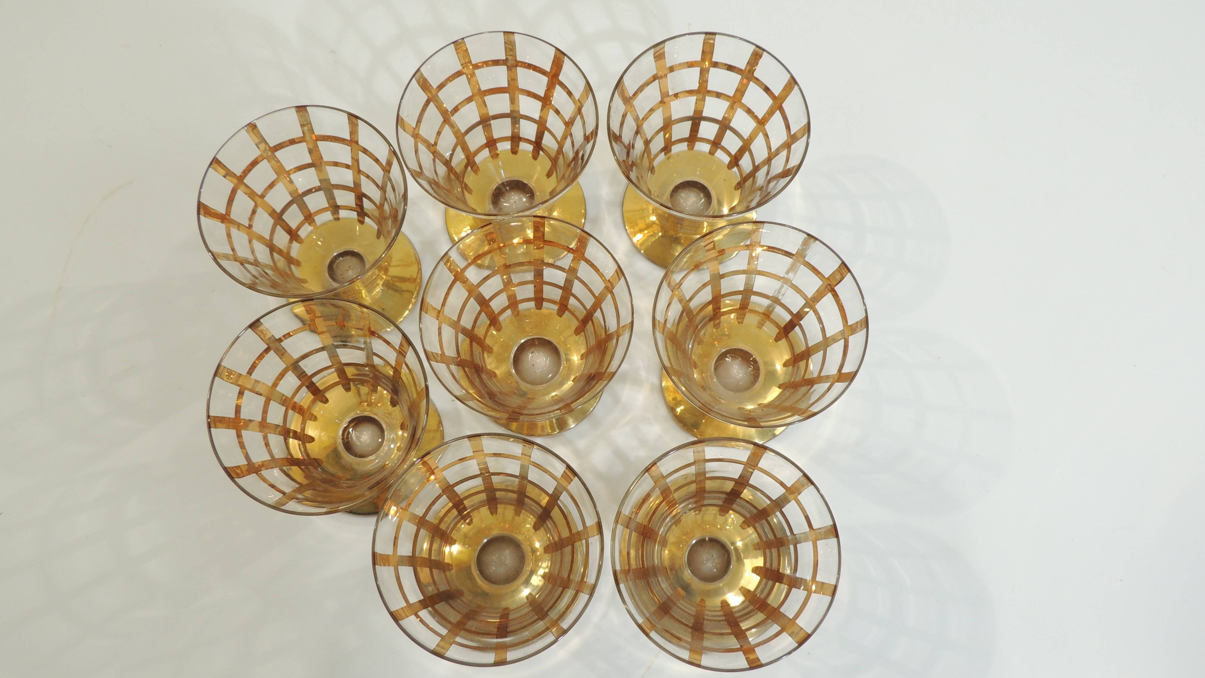 Vintage Vannes le Chatel crystal carafe and glasses
