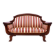 Antique sofa from the late 19th century, Northern Europe. After renovation.