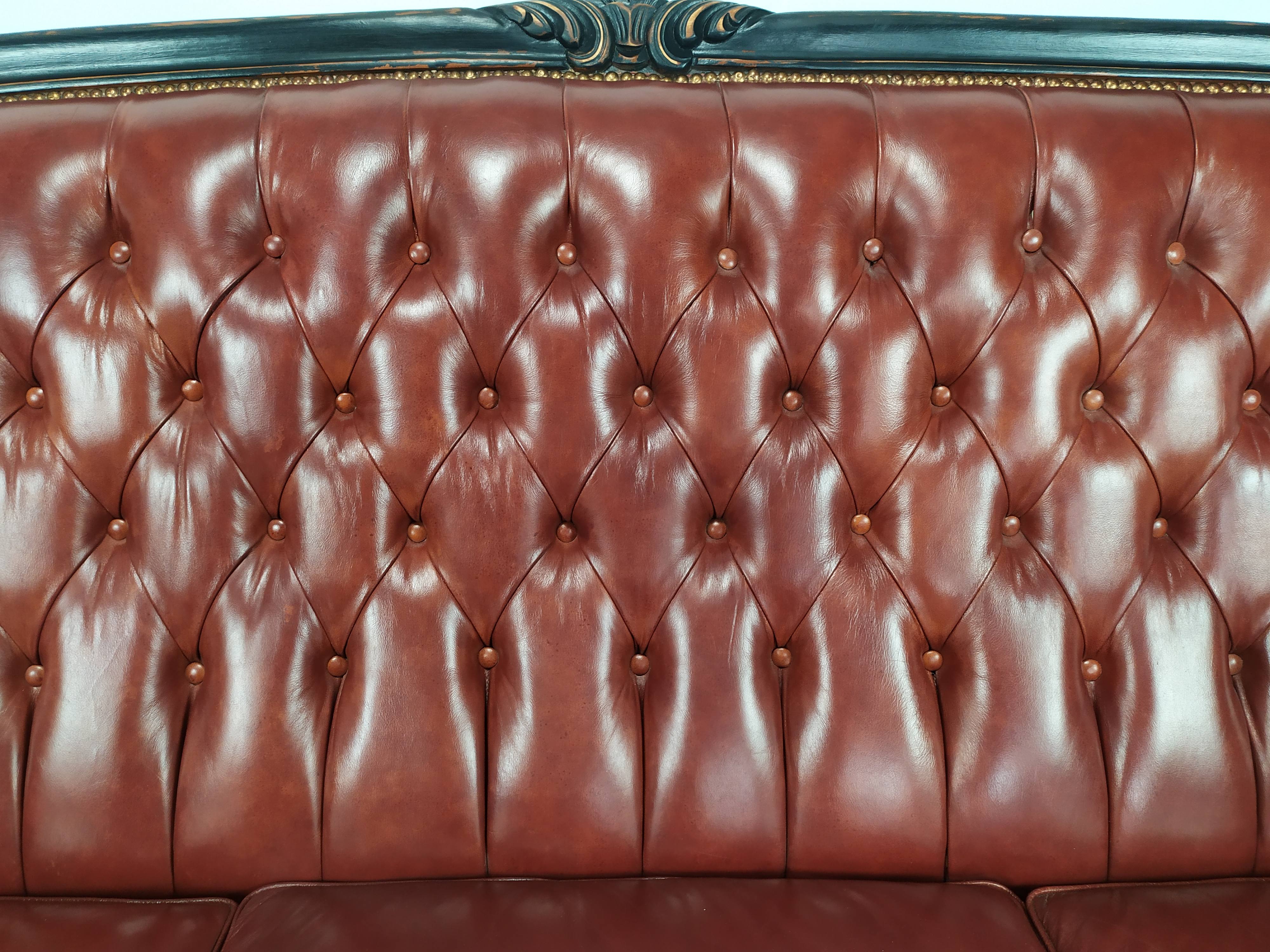 Salon Chesterfield burgundy