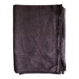 Vintage Eggplant Dyed Hemp Tablecloth