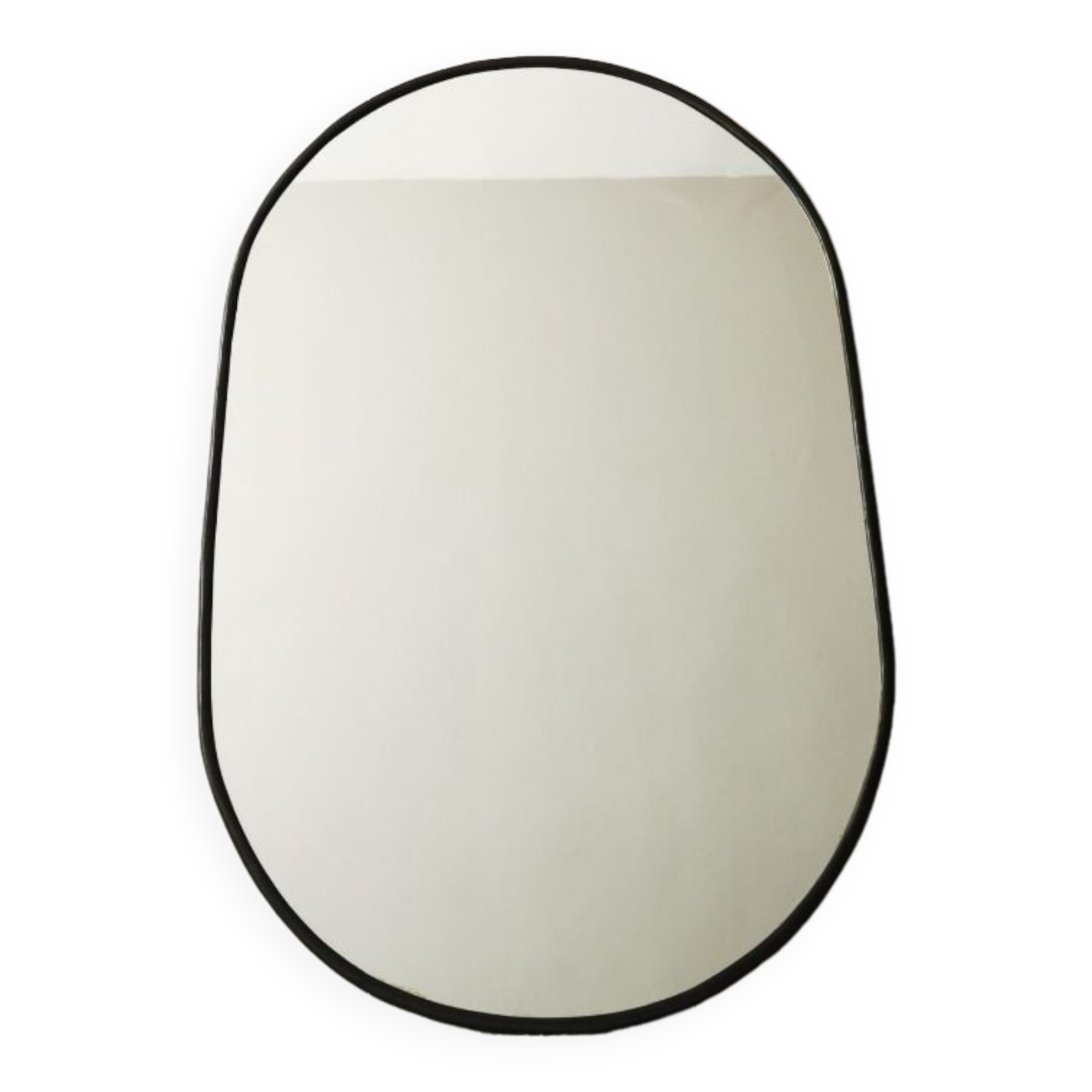 Miroir laiton couleur charbon 60 cm