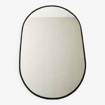 Miroir laiton couleur charbon 60 cm