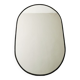 Miroir laiton couleur charbon 60 cm