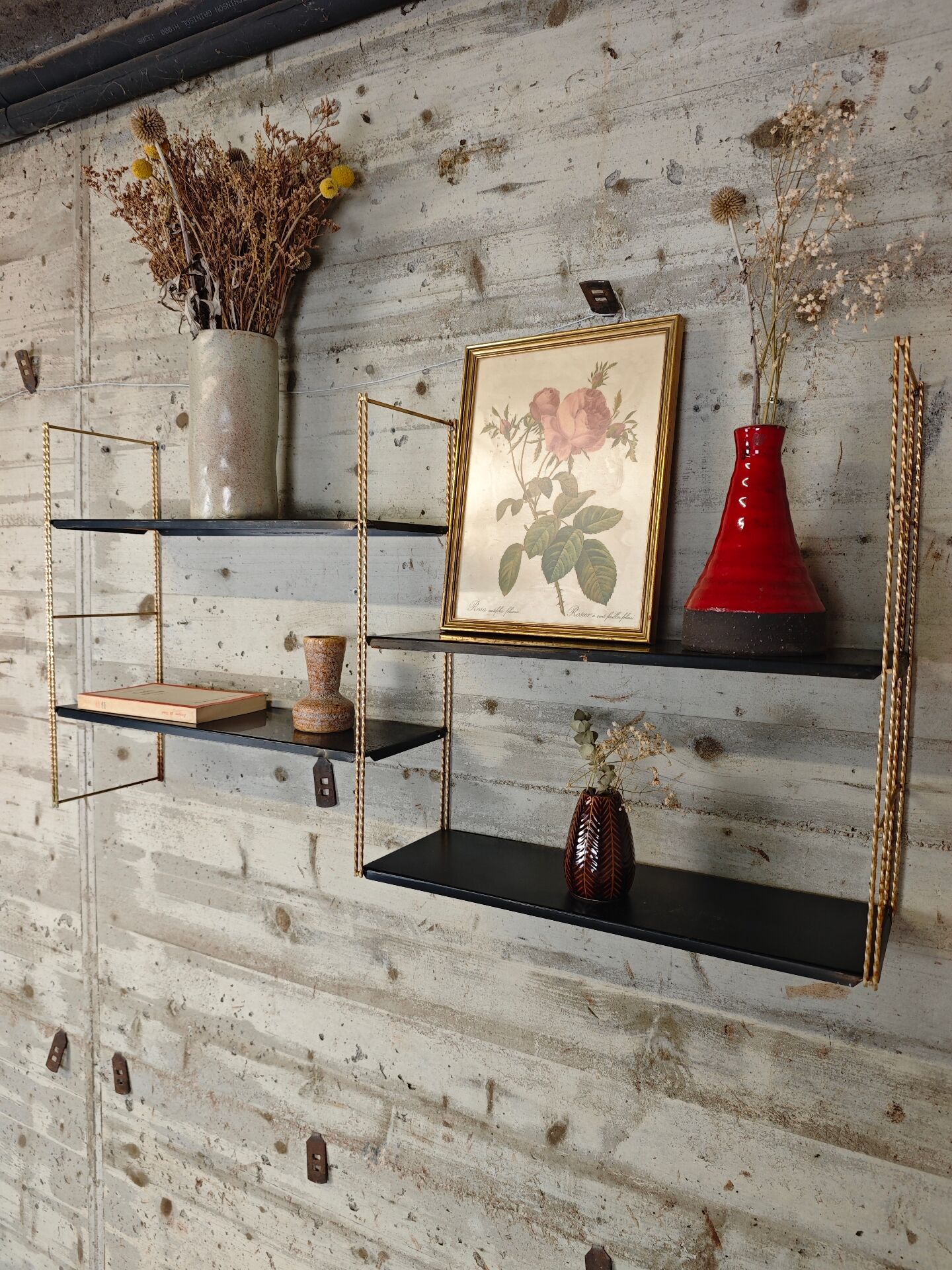Vintage wall shelf