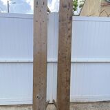 Pair of solid wood farmhouse benches 220cm for rustic farmhouse table.