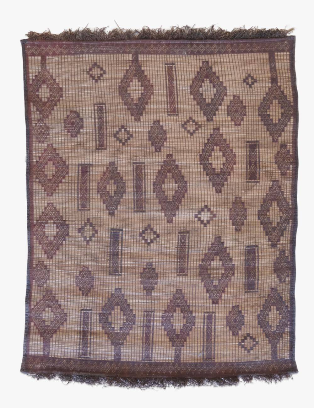 Tuareg mat nomad Morocco rug 110 x 146 cm
