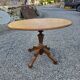 Oak guéridon table from the early 20th century.