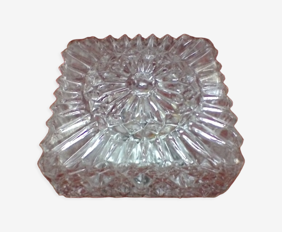 Plafonnier en verre, vintage